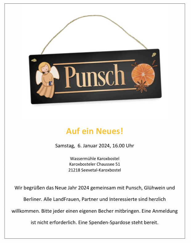 Mehr über den Artikel erfahren Jetzt wird abgeschmückt und für den Frühling geplant